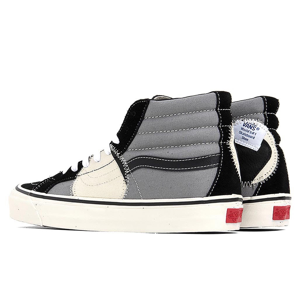 Vans Vault SK8-Hi Bricolage LX - Black/Marshmallow – Feature