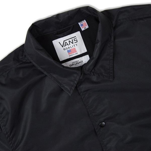 vans coach jacket black