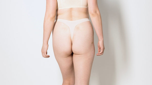 Seamless lingerie second skin thong