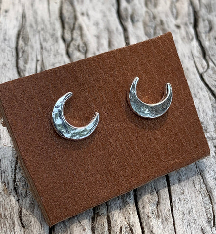 Crescent Moon Hook Earrings – Meghan Patrice Riley