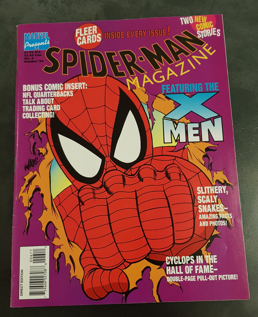 Spider-Man Magazine #6 VF/NM October 1994 (w/ Fleer Ultra Cards) –  Rotterdam Comics