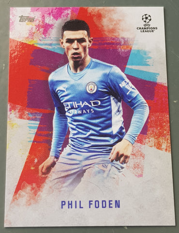 Phil Foden 2021 Topps maintenant carte de football de l'UEFA Champions  League #64 classée CSG 8.5