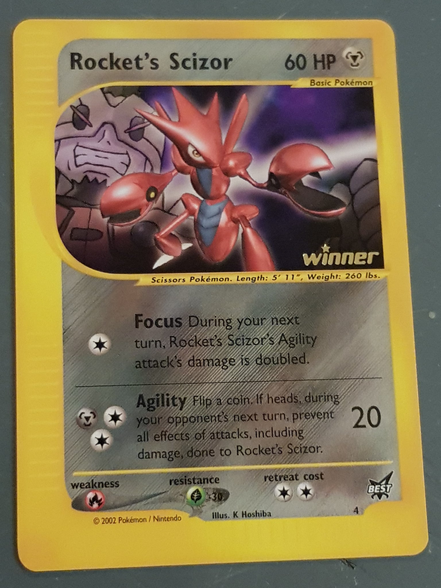 pokemon scizor card