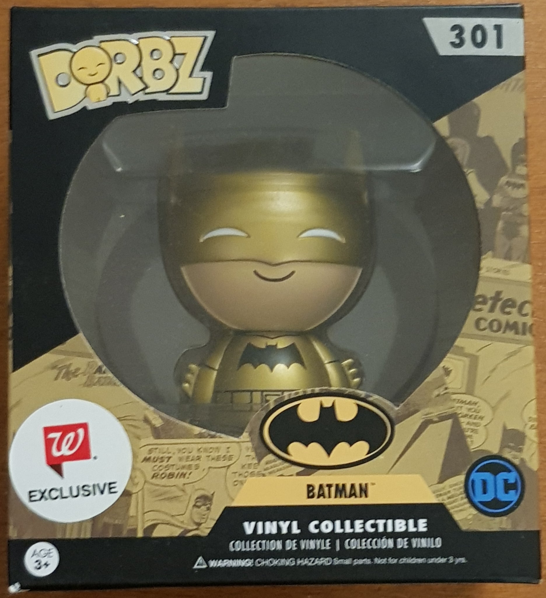Funko Dorbz DC Batman Golden Midas #301 Walgreens Exclusive Vinyl Figu –  Rotterdam Comics