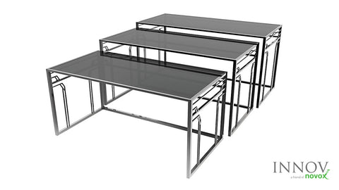 Innov Line Collection Designer Nestable Buffet Tables