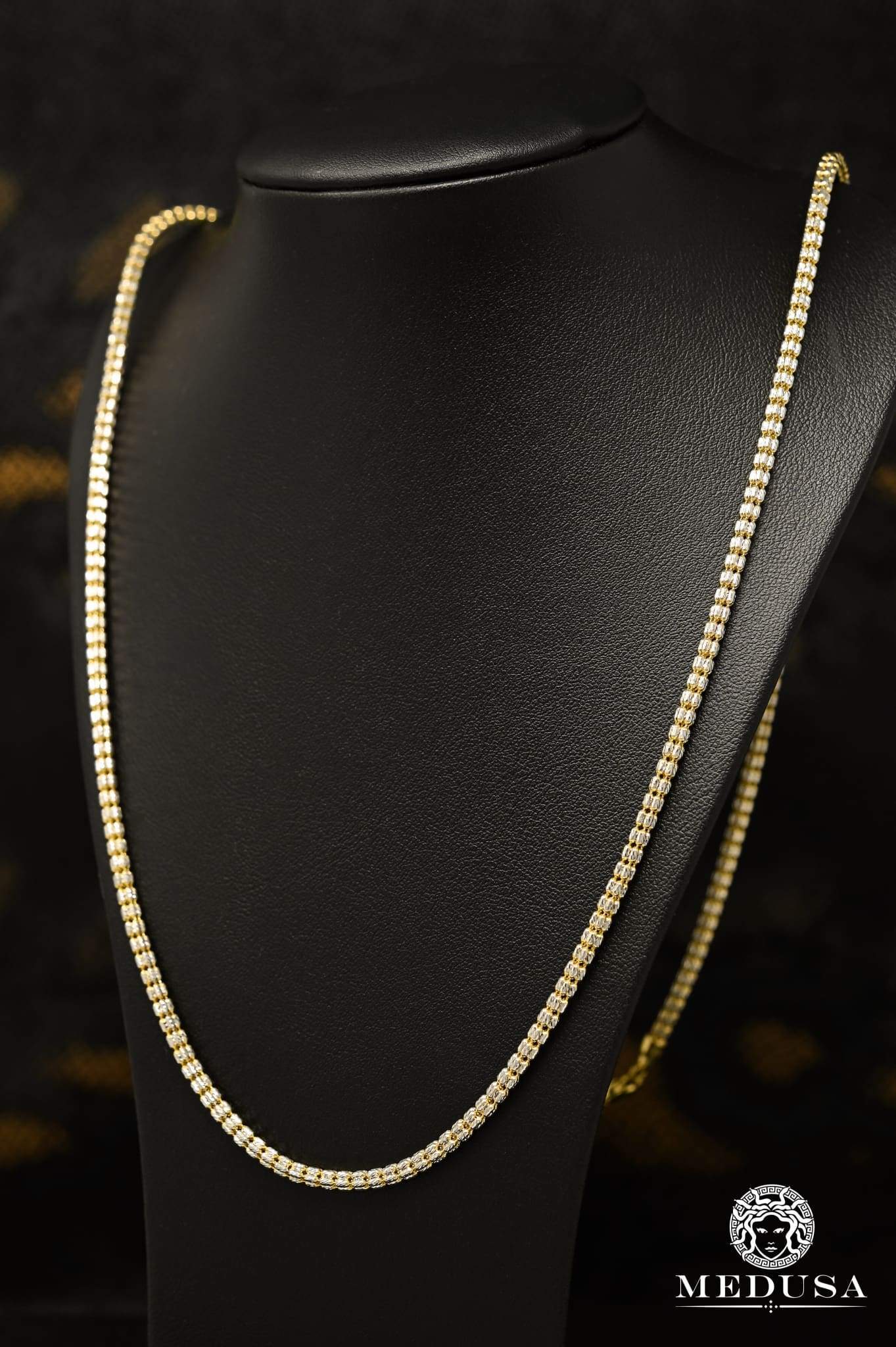 10k Yellow Gold Hermes Link Chain 2 mm