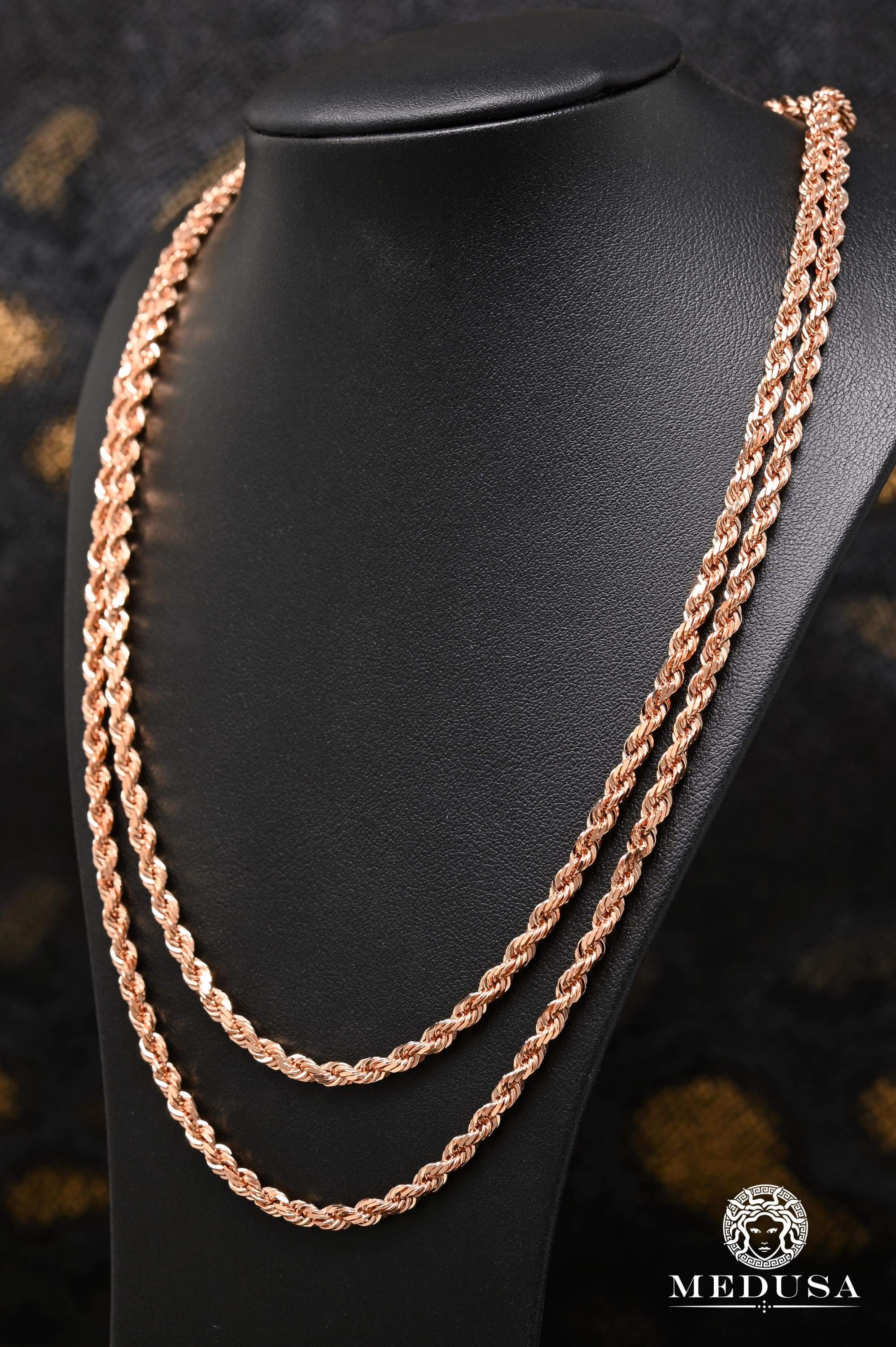 Lightweight 9ct Rose Gold Trace Chain