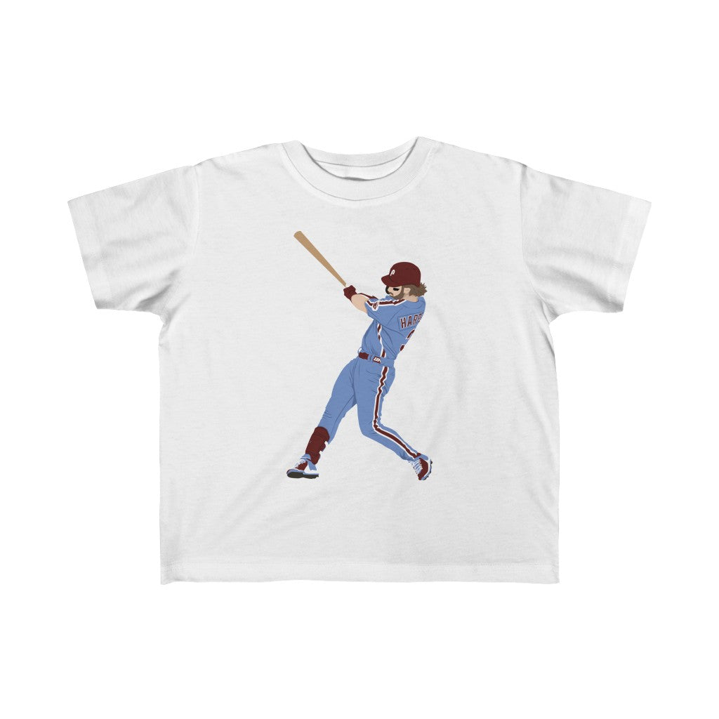 Printify Pat Burrell Is My Biological Father Kids T-Shirt | Philadelphia Baseball | phillygoat Black / 5-6T