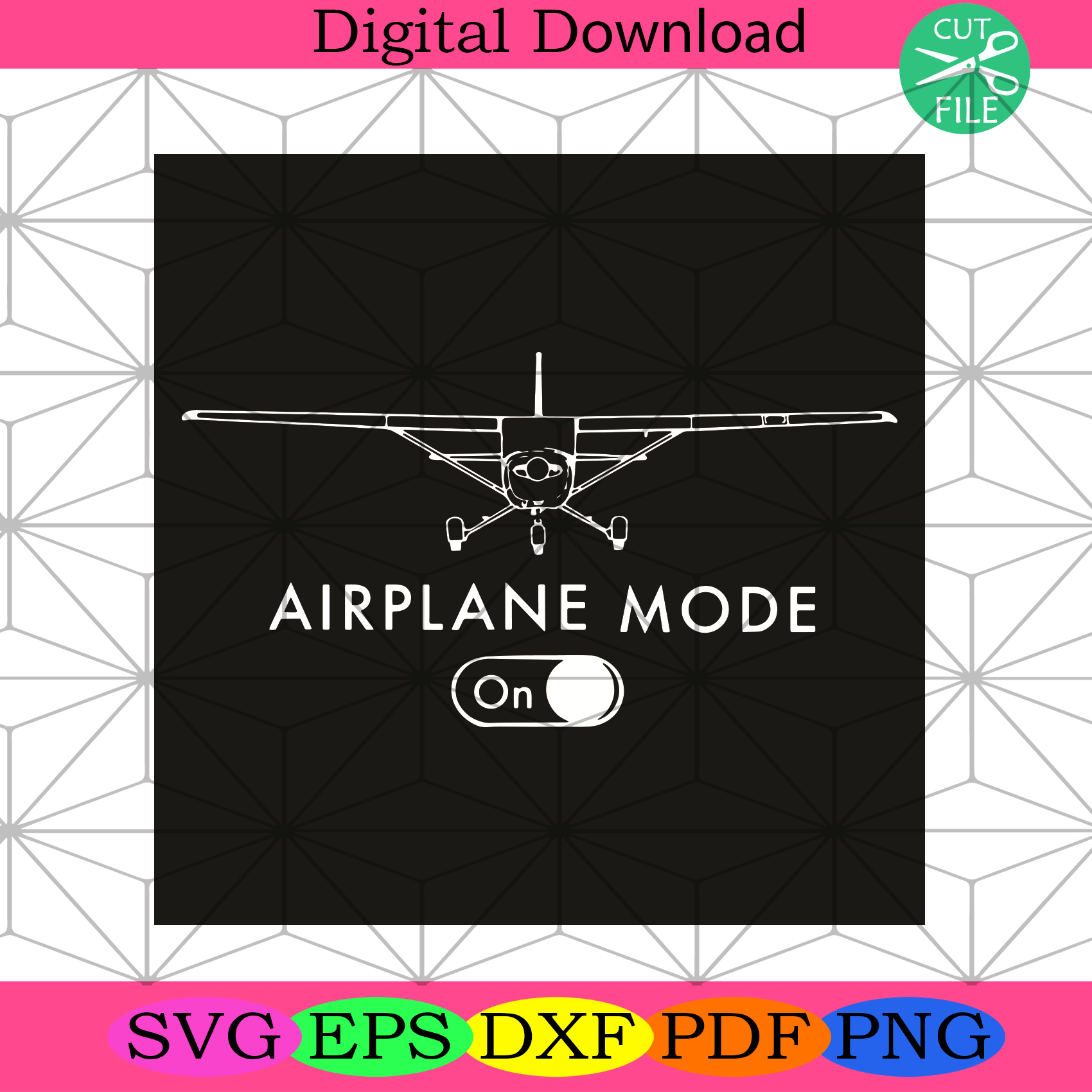 Airplane Mode On Svg Trending Svg, Airplane Mode Svg, Phone Mode Svg