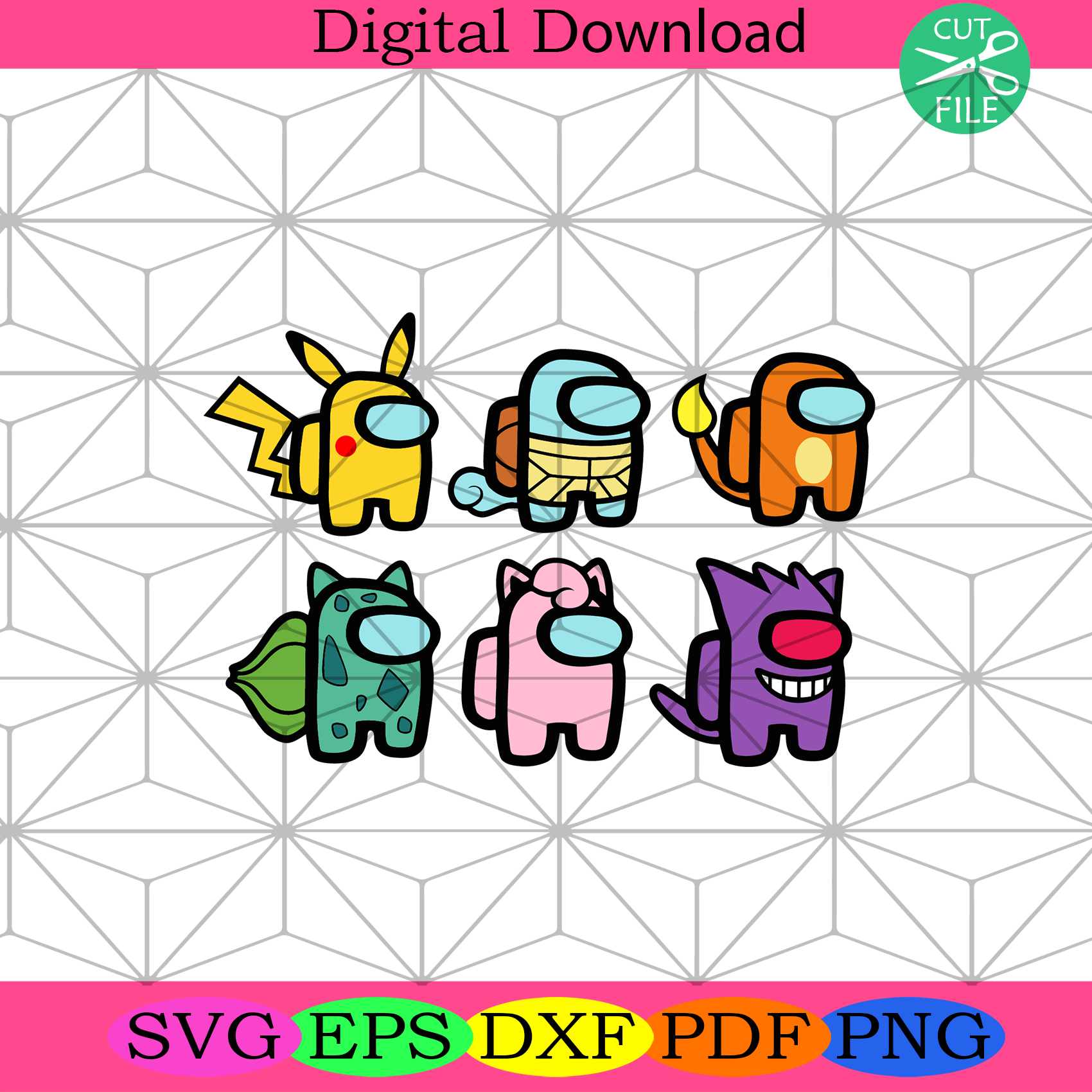 Download Among Us Pokemon Svg Bundle Trending Svg Pokemon Svg Pikachu Svg A Silkysvg