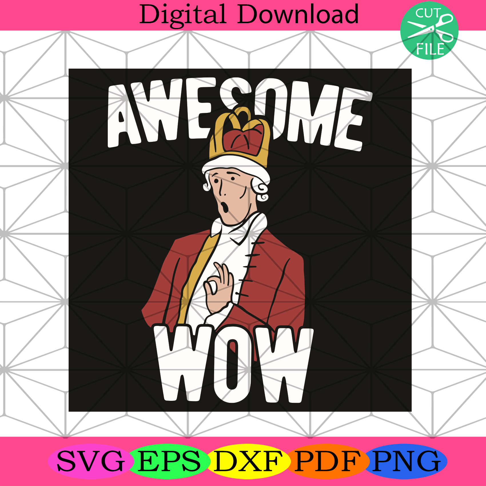 Awesome Wow Svg Trending Svg, Alexander Hamilton Svg