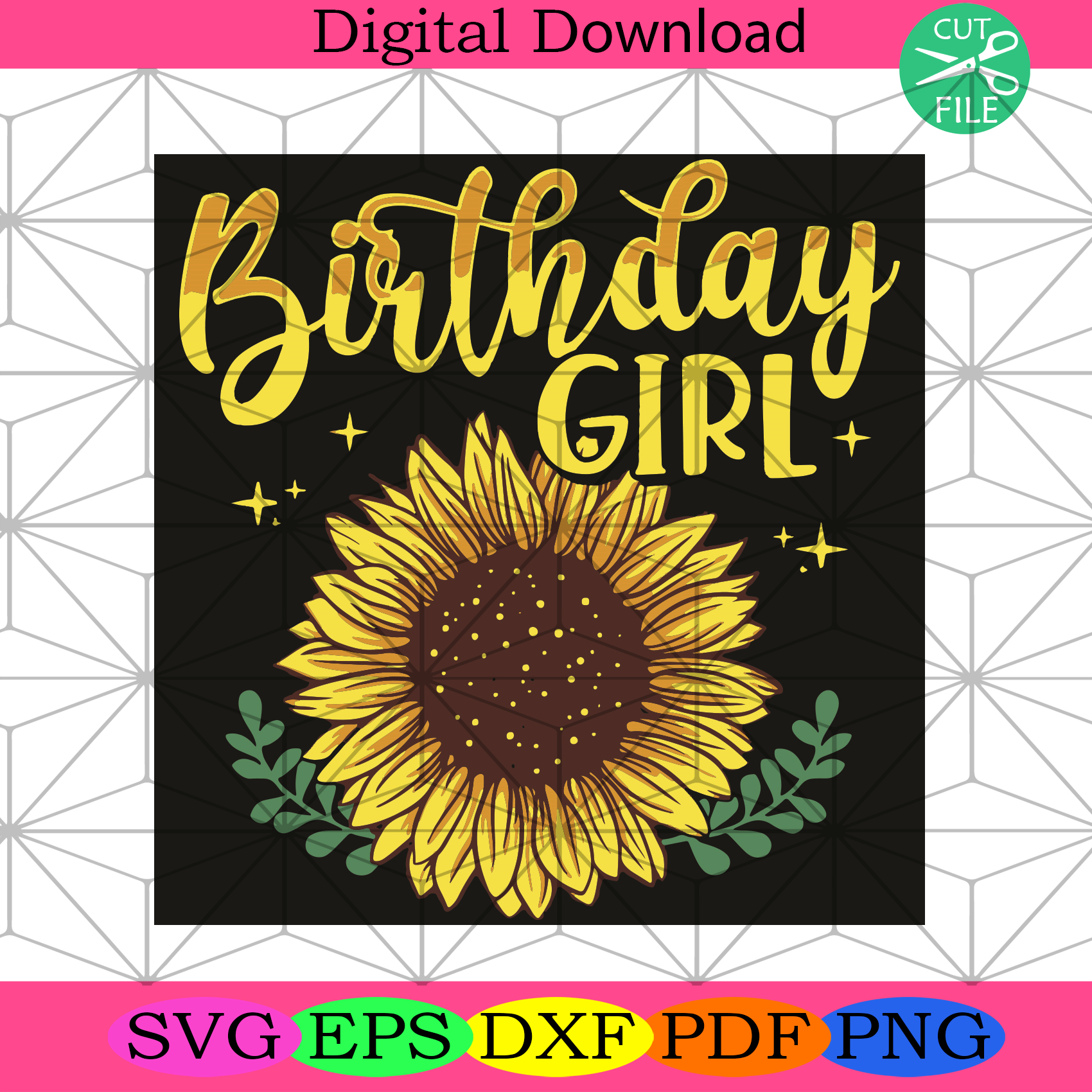 Sunflower Birthday Girl