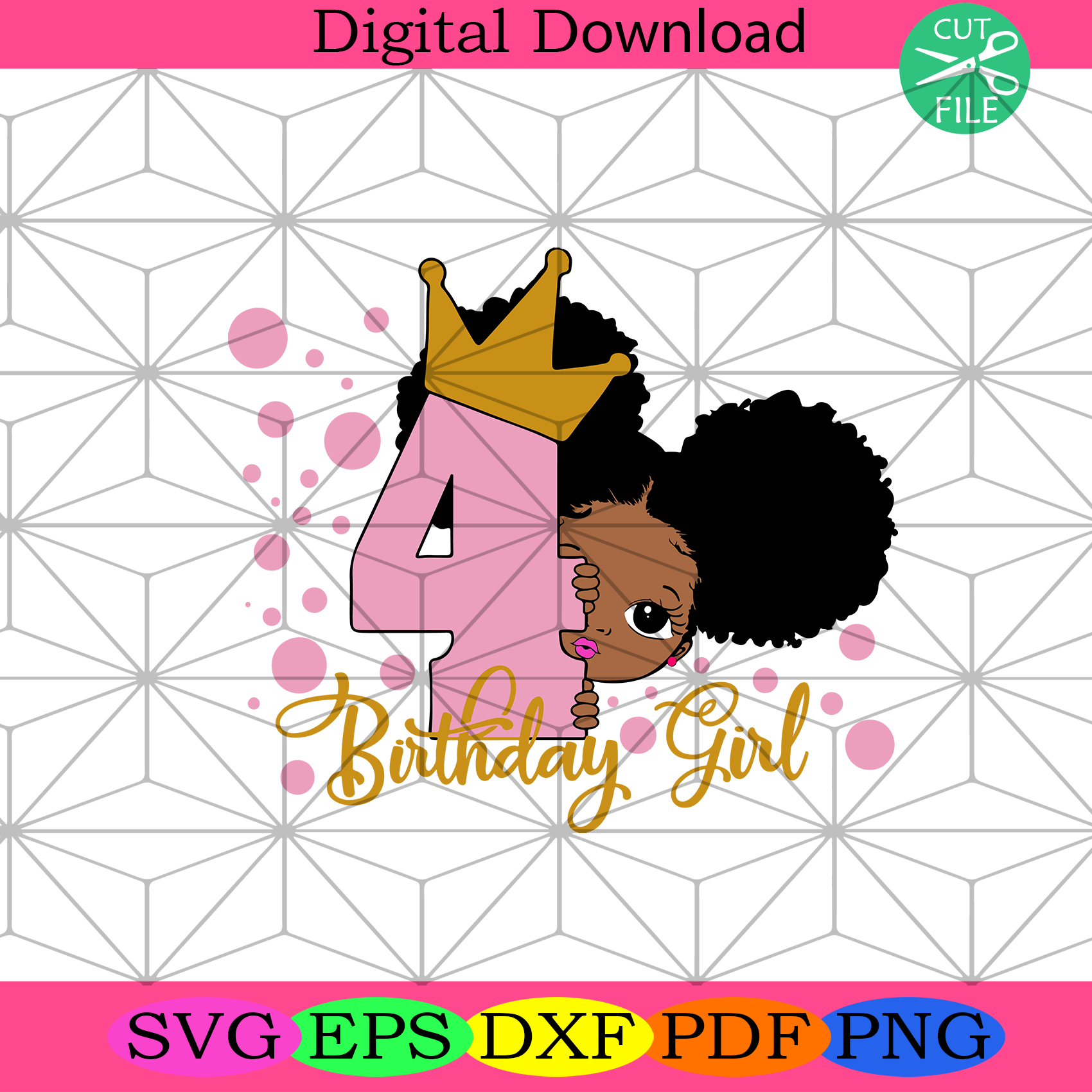 Free Free 259 4Th Birthday Princess Svg SVG PNG EPS DXF File