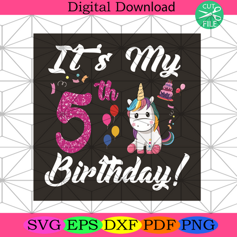 Free Free 5Th Birthday Unicorn Svg Free 140 SVG PNG EPS DXF File