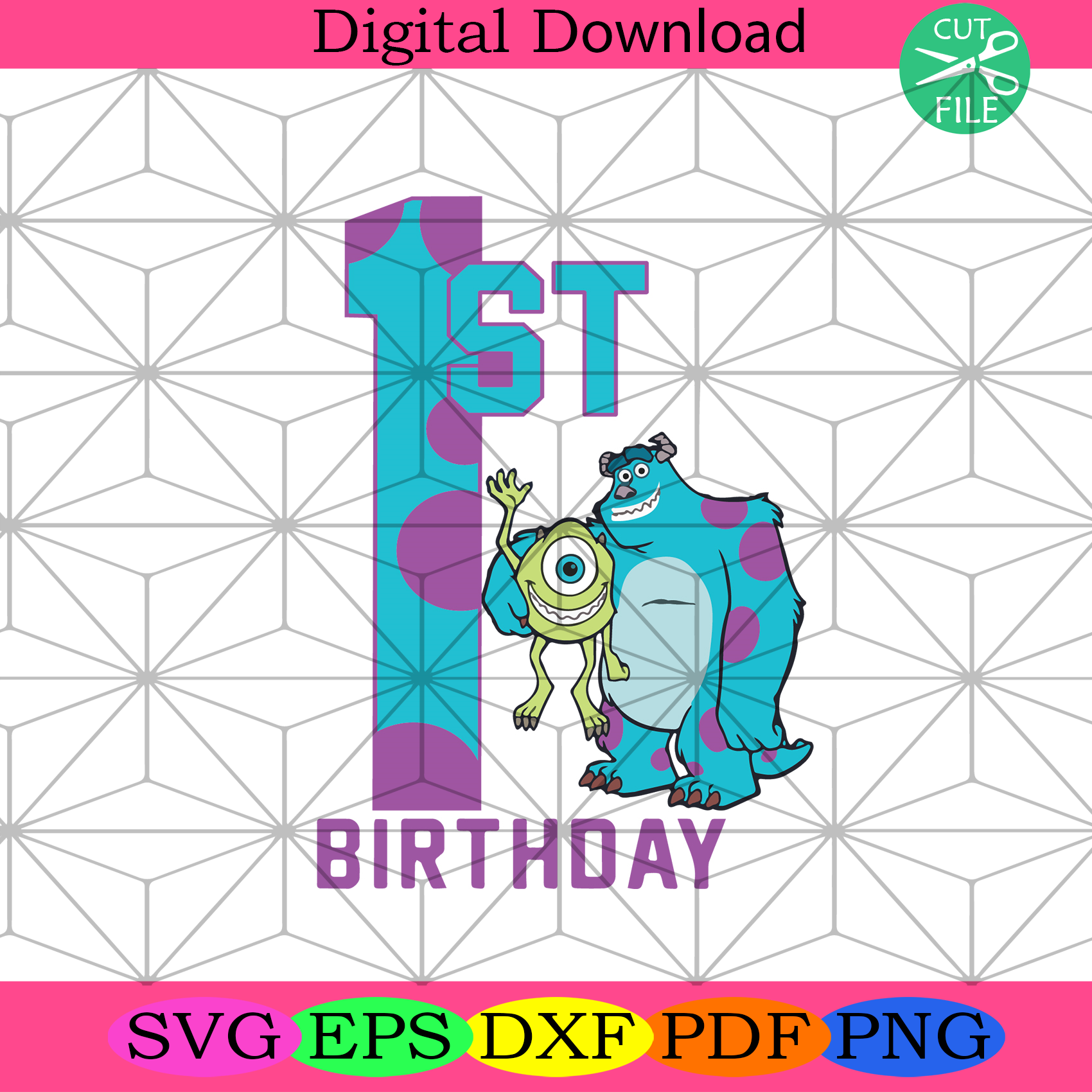 Free Free Birthday Monster Svg 113 SVG PNG EPS DXF File