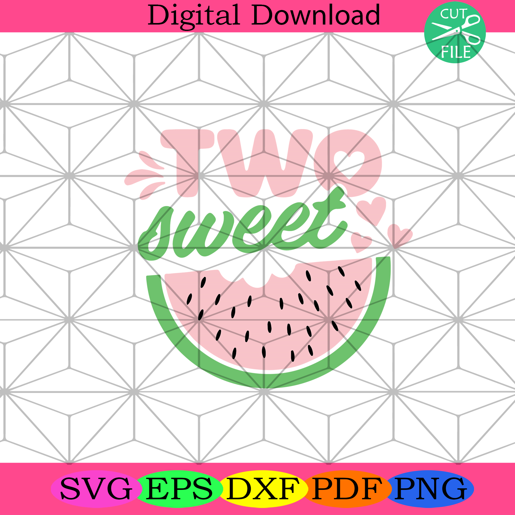 Free Free 268 Two Sweet Watermelon Svg SVG PNG EPS DXF File