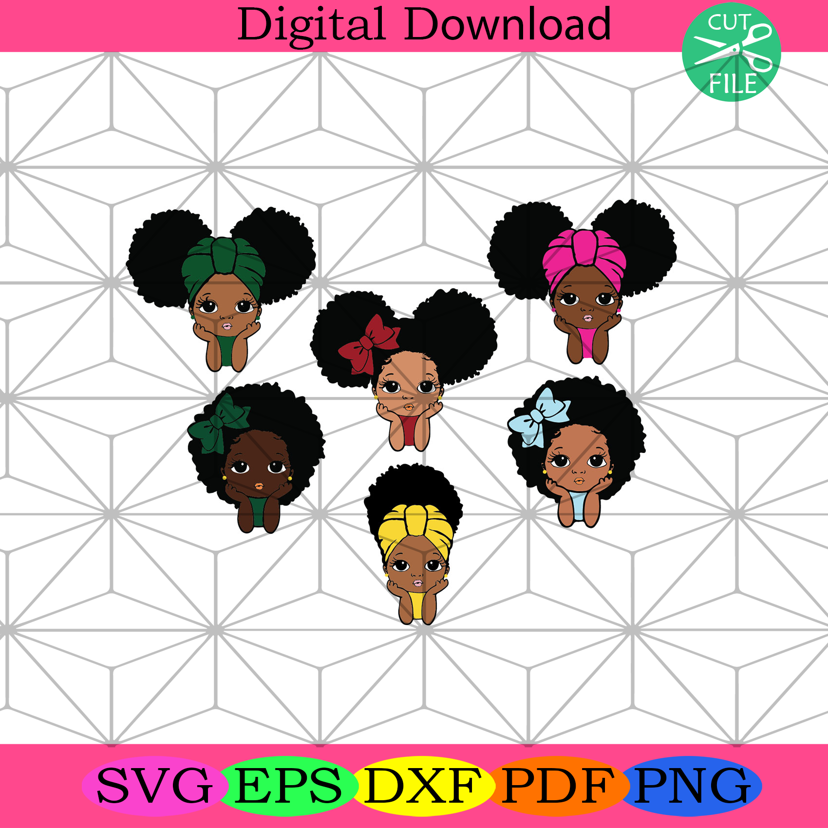 Download Peekaboo Girl Black Girl Bundle Svg Black Girl Svg Cute Black Girl S Silkysvg