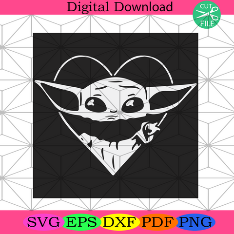 Download Valentine Svg Tagged Baby Yoda Svg Silkysvg