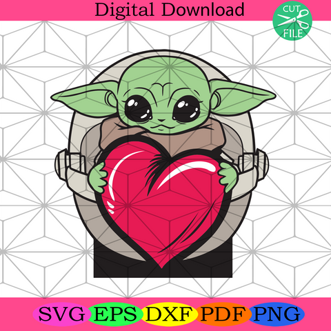 Free Free 128 Svg Baby Yoda Holding Mickey Balloon SVG PNG EPS DXF File