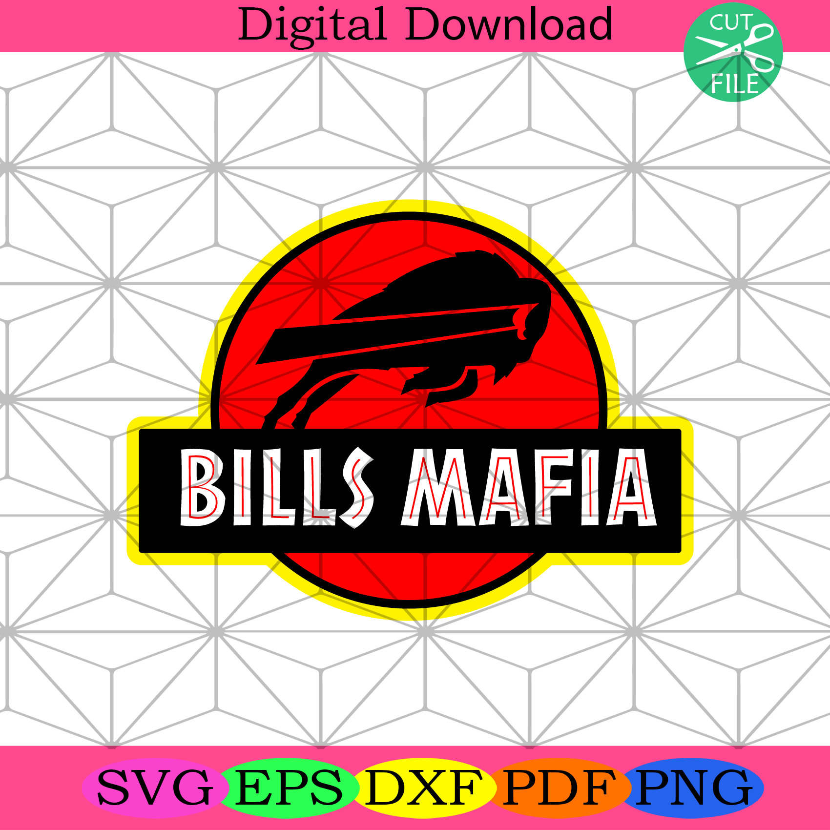 Bills Mafia Svg, Sport Svg, Buffalo Bills Svg, Buffalo Bills NFL svg, Bills football Svg