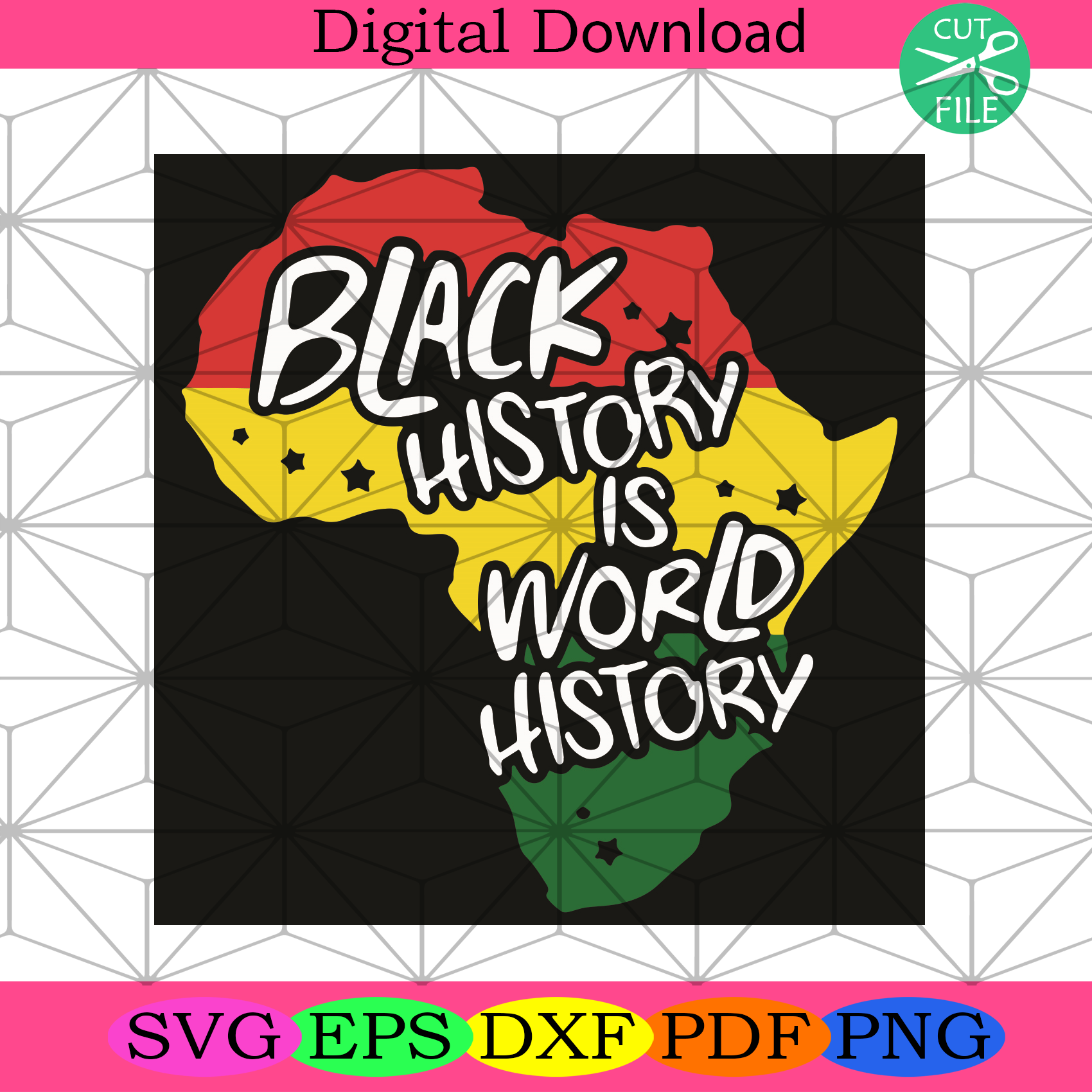 Black History Is World History Svg Trending Svg, Black History Svg