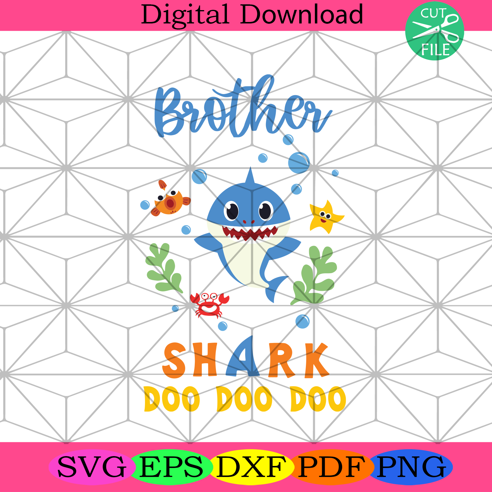 Free Free 79 Baby Shark Bow Svg SVG PNG EPS DXF File