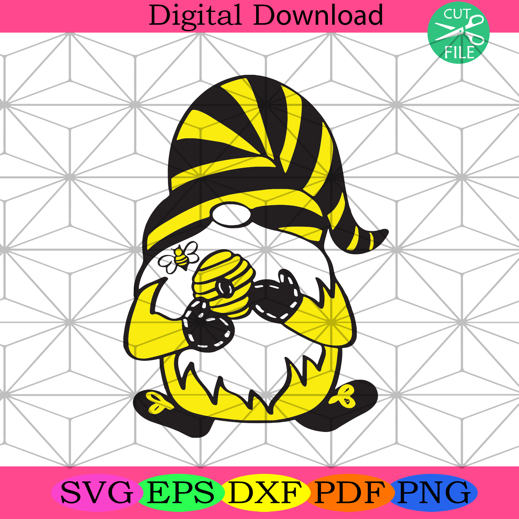 Download Bumblebee Gnome Svg Trending Svg Gnome Svg Bumblebee Svg Yellow Gn Silkysvg