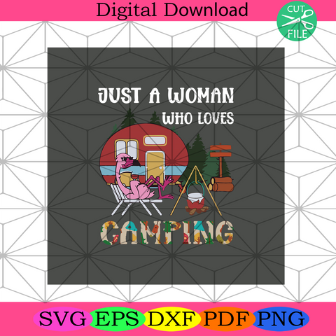 Free Free 111 Camping Lady Svg SVG PNG EPS DXF File