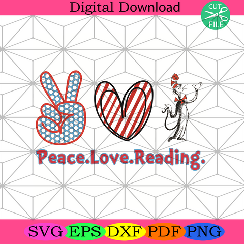 Free Free 86 Peace Love Reading Svg SVG PNG EPS DXF File