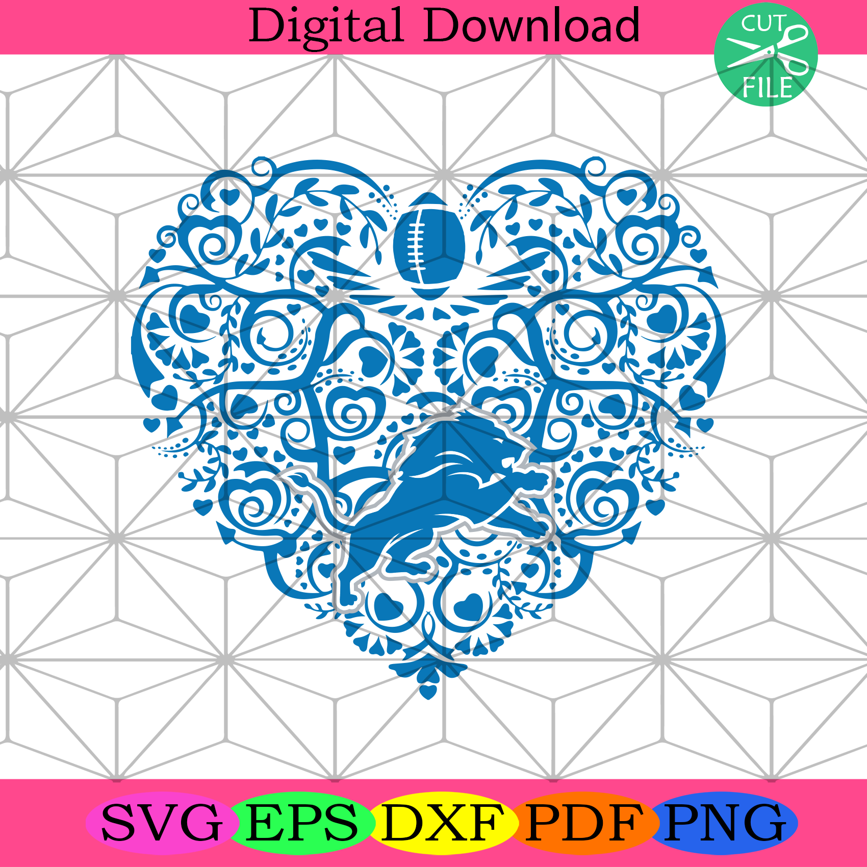 Free Free 174 Detroit Lions Svg SVG PNG EPS DXF File