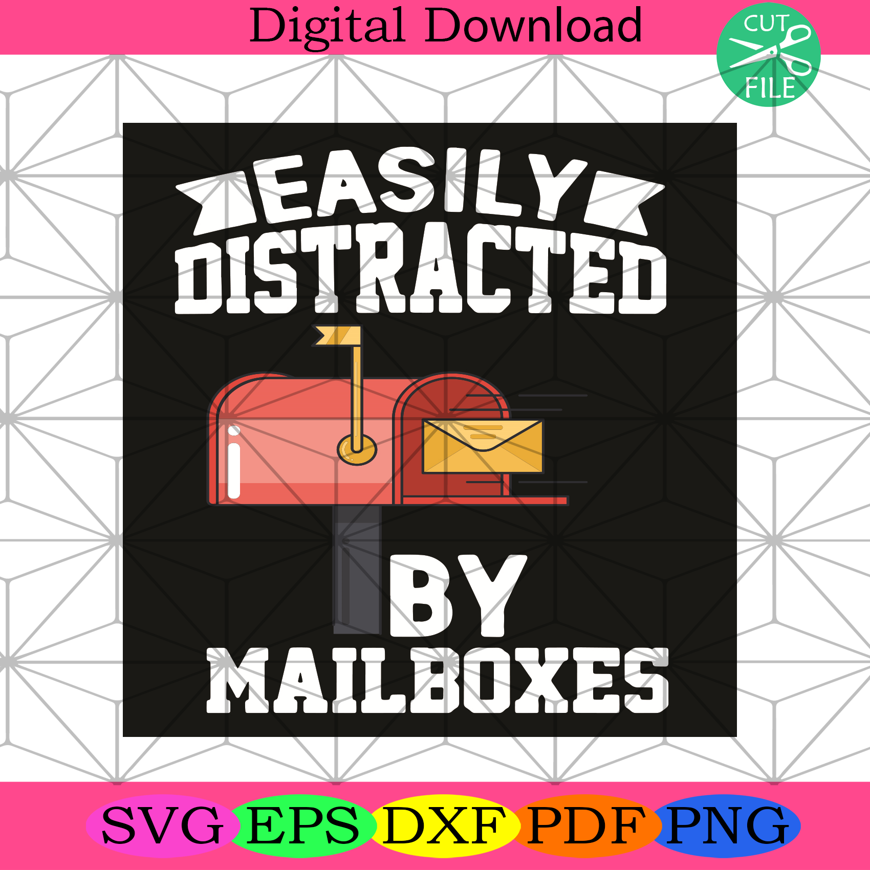 Download Easily Distracted By Mailboxes Svg Trending Svg Mailboxes Svg Post Silkysvg