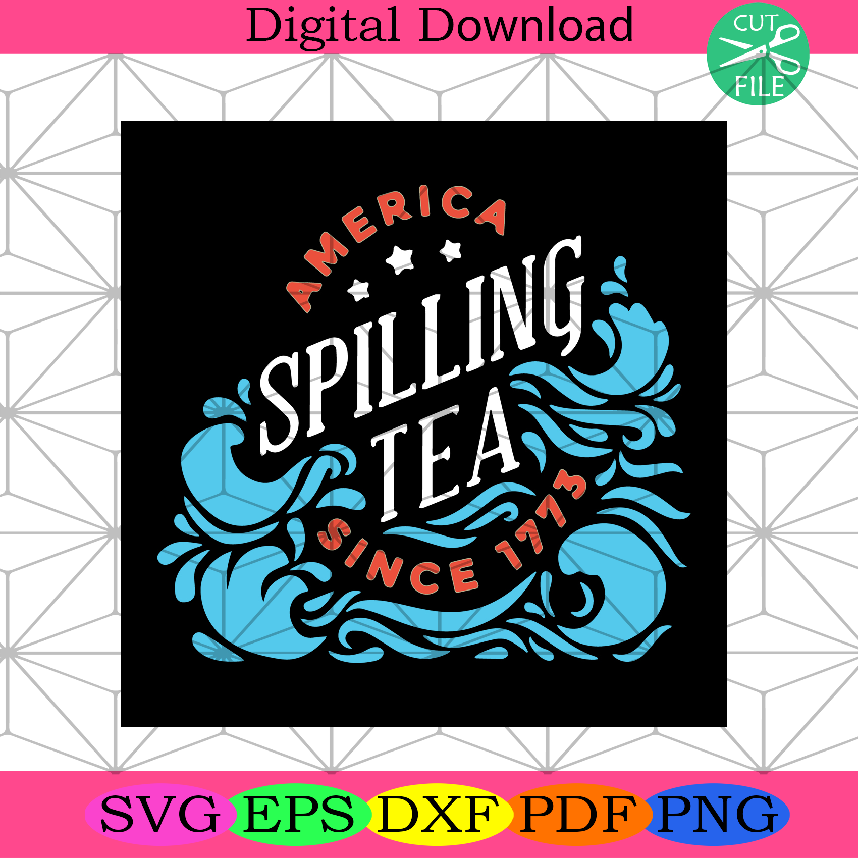 America Spilling Tea