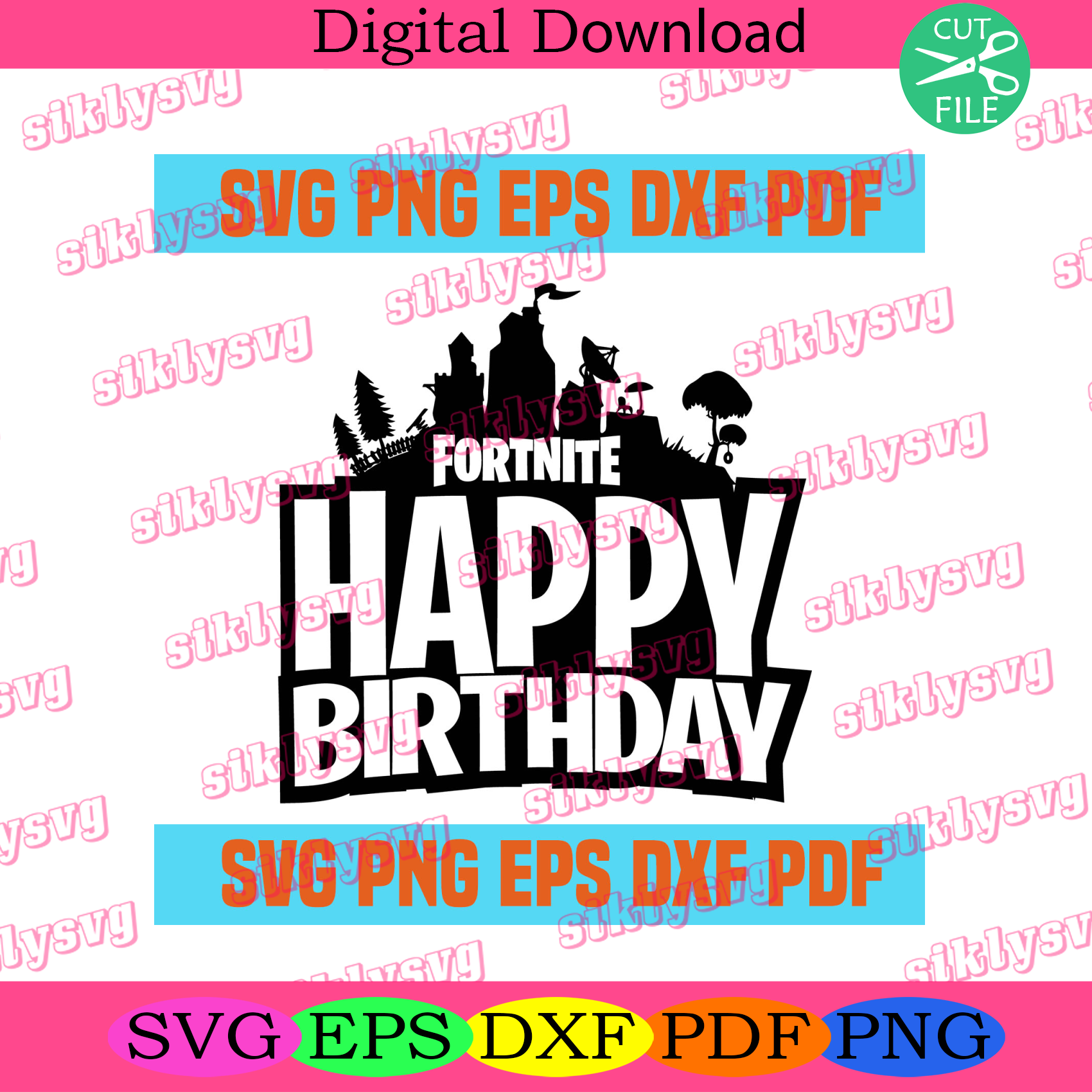 Download Fortnite Svg Fortnite Happy Birthday Svg Svg Svg Cricut Silhouette Svg Files Cricut Svg Silhouette Svg Svg Designs Vinyl Svg Silkysvg