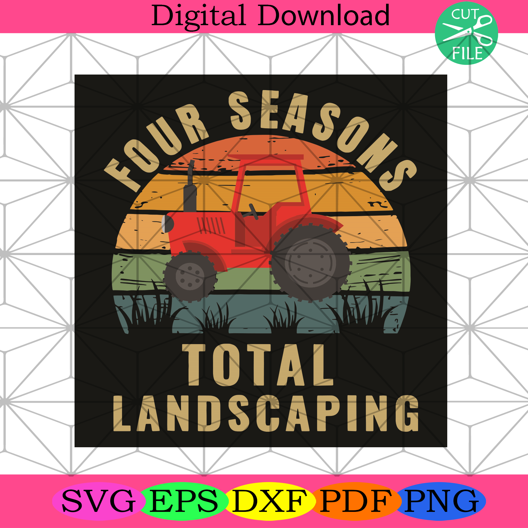 Four Seasons Total Landscaping Svg Trending Svg