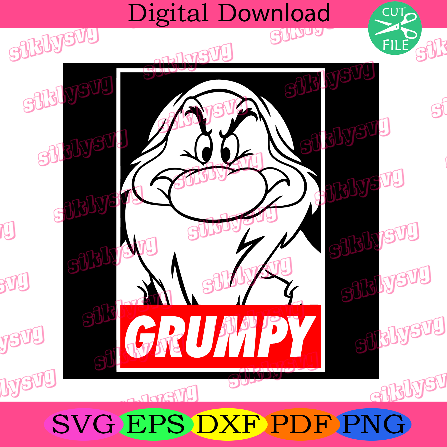 Free Free 54 Disney Grumpy Svg SVG PNG EPS DXF File