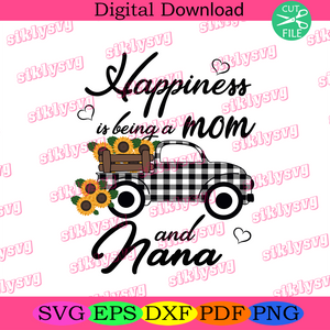 Download Happiness In Being A Mom And Nana Svg Grandma Svg Great Grandma Svg Silkysvg