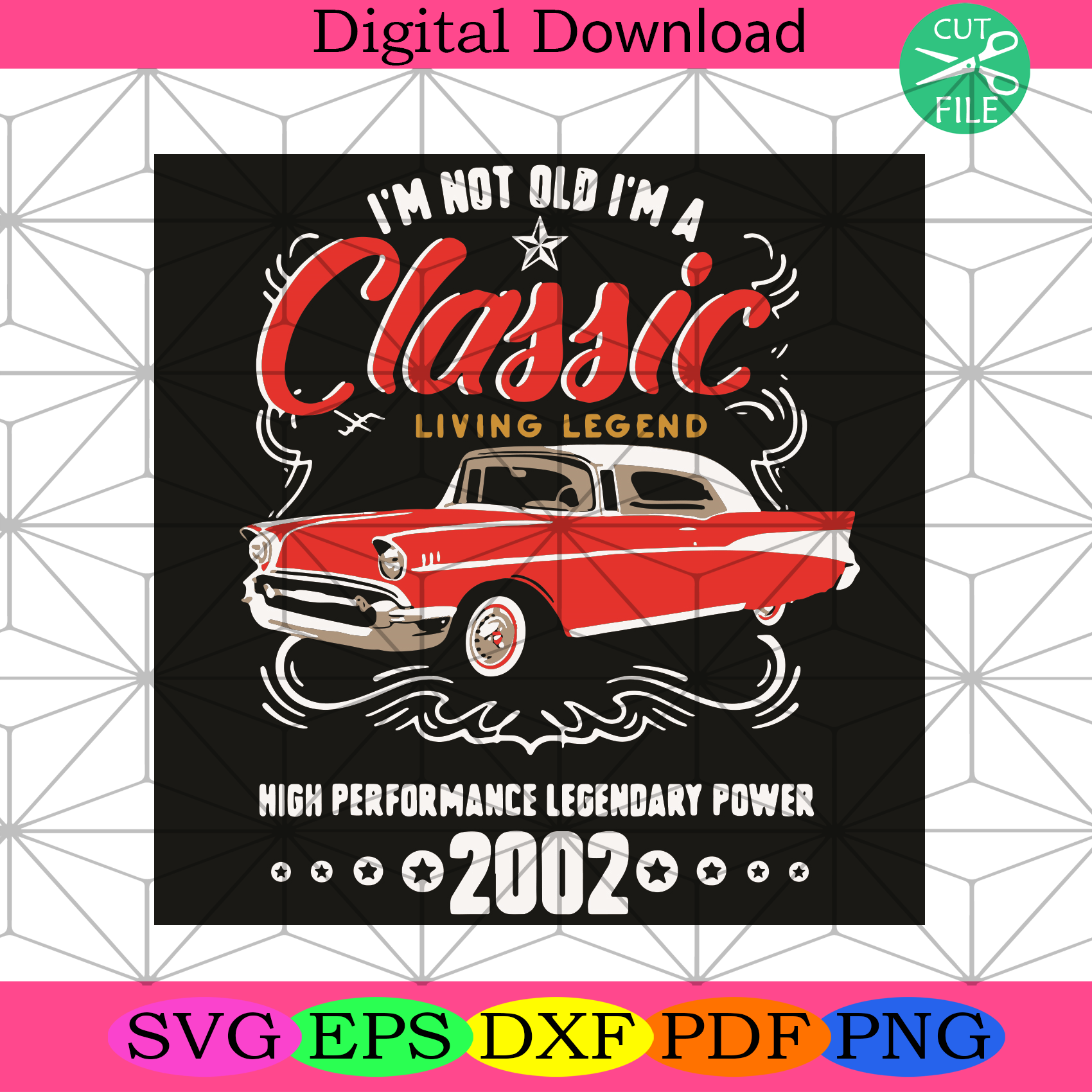 I Am Not Old I Am A Classic Living Legend Svg Trending Svg, Car Svg