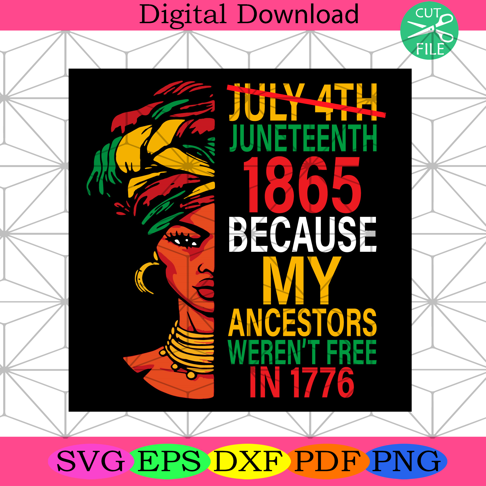 Download Juneteenth Is My Independence Day Not July 4th Svg Juneteenth Svg Bl Silkysvg