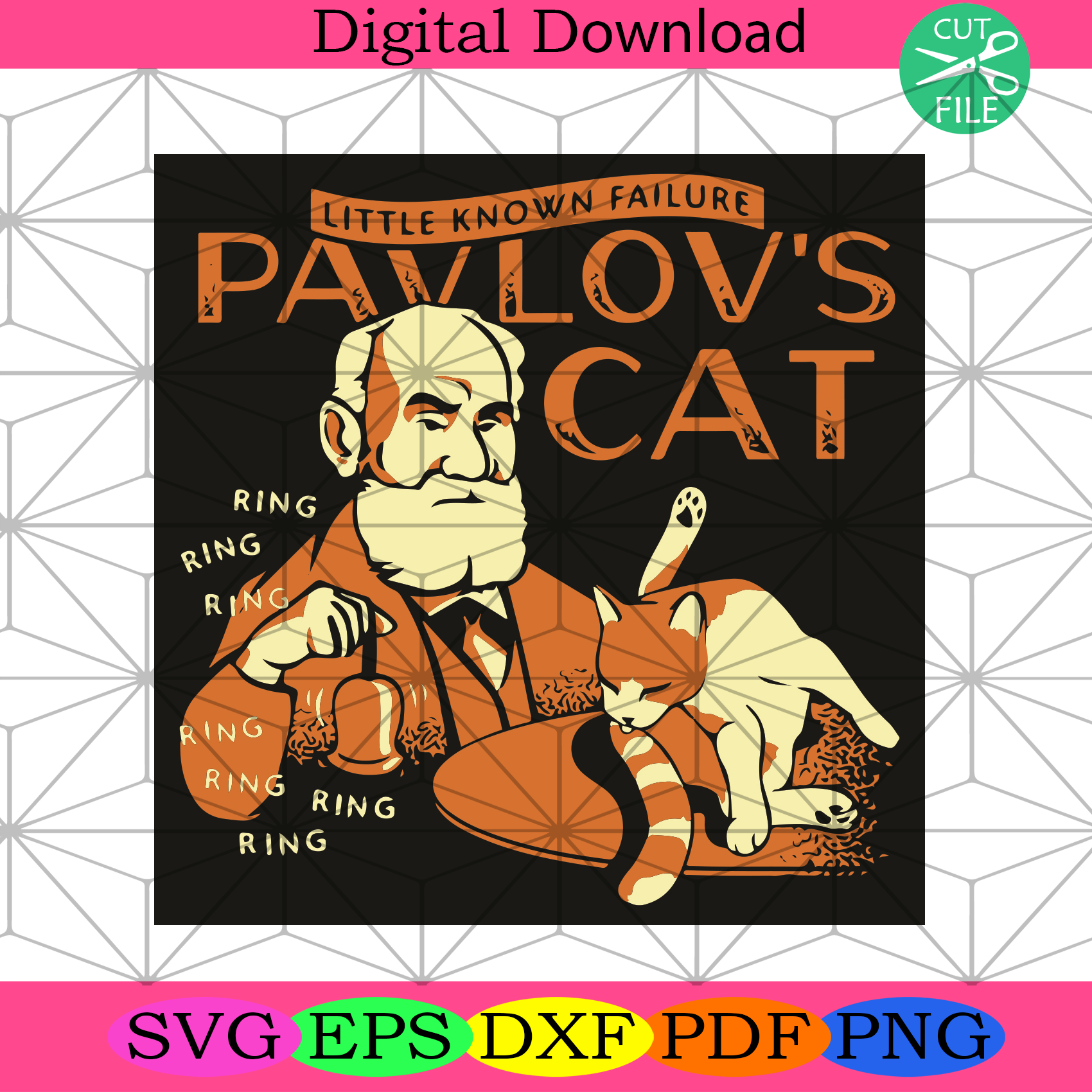 Little Known Failure Pavlovs Cat Svg Trending Svg