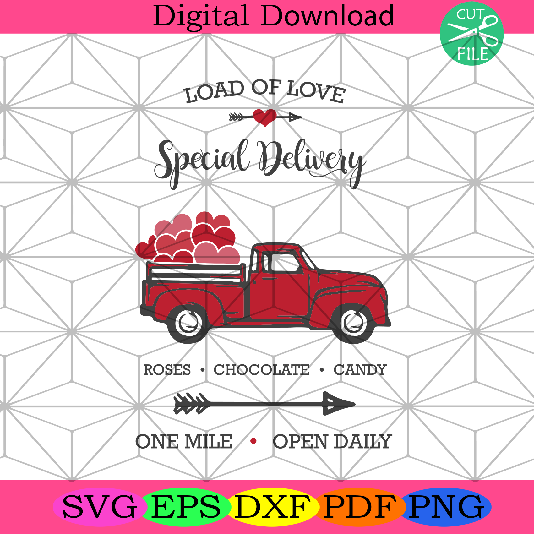 Free Free 114 Love Truck Svg SVG PNG EPS DXF File