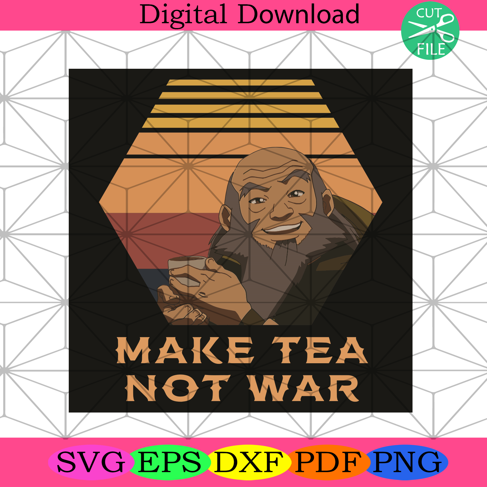 Make Tea Not Water Svg Trending Svg, Iroh Svg, Tea Svg, Water Svg