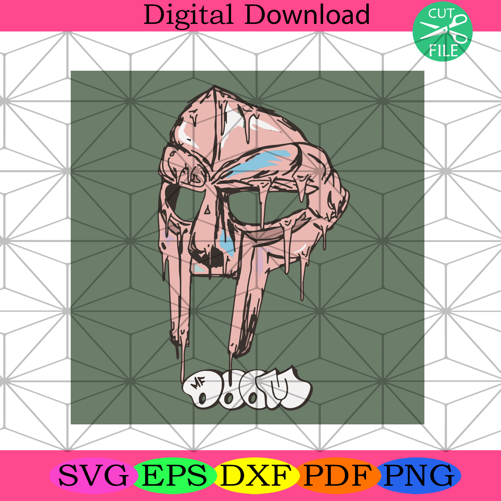 Mf Doom Hip Hop Svg Trending Svg, Mf Doom Svg, Hip Hop Svg