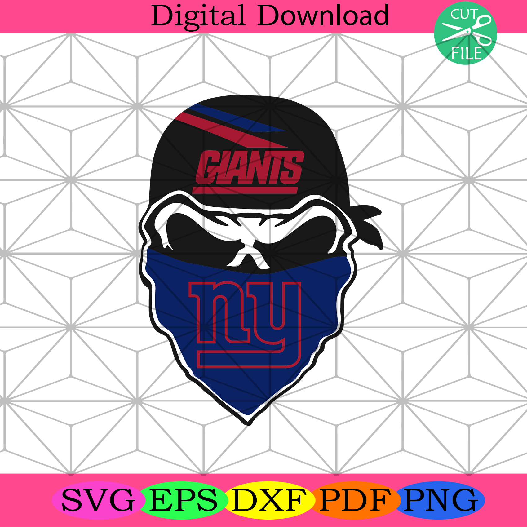 New York Giants Skull