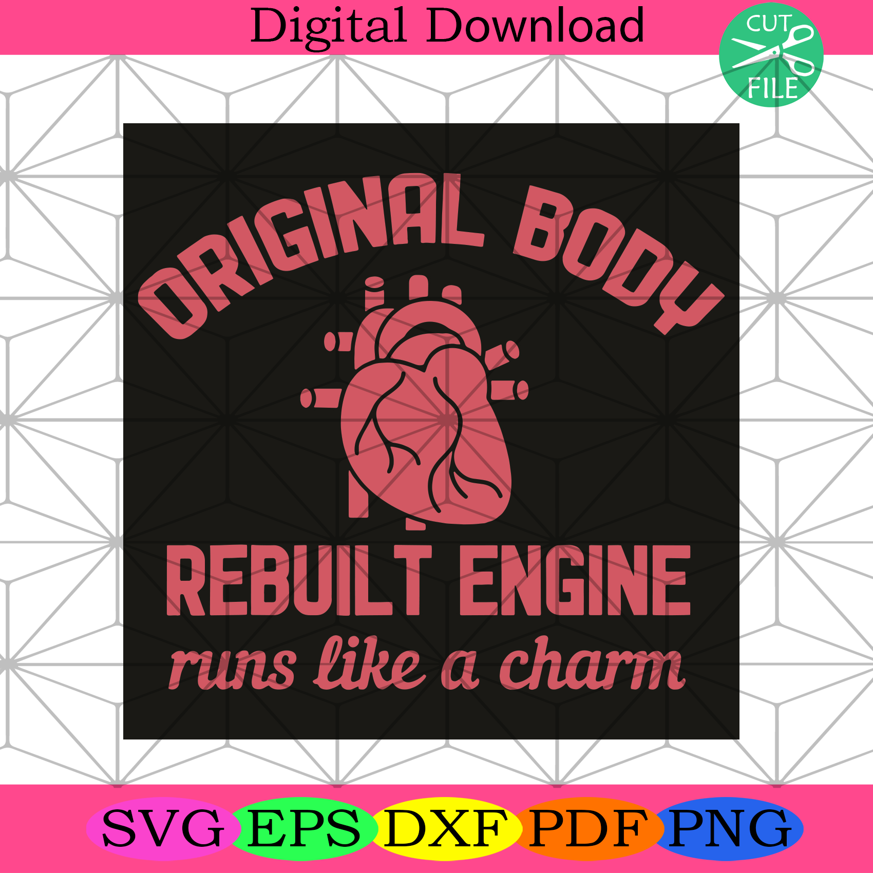 Original Body Rebuilt Engine Runs Like A Charm Svg Trending Svg
