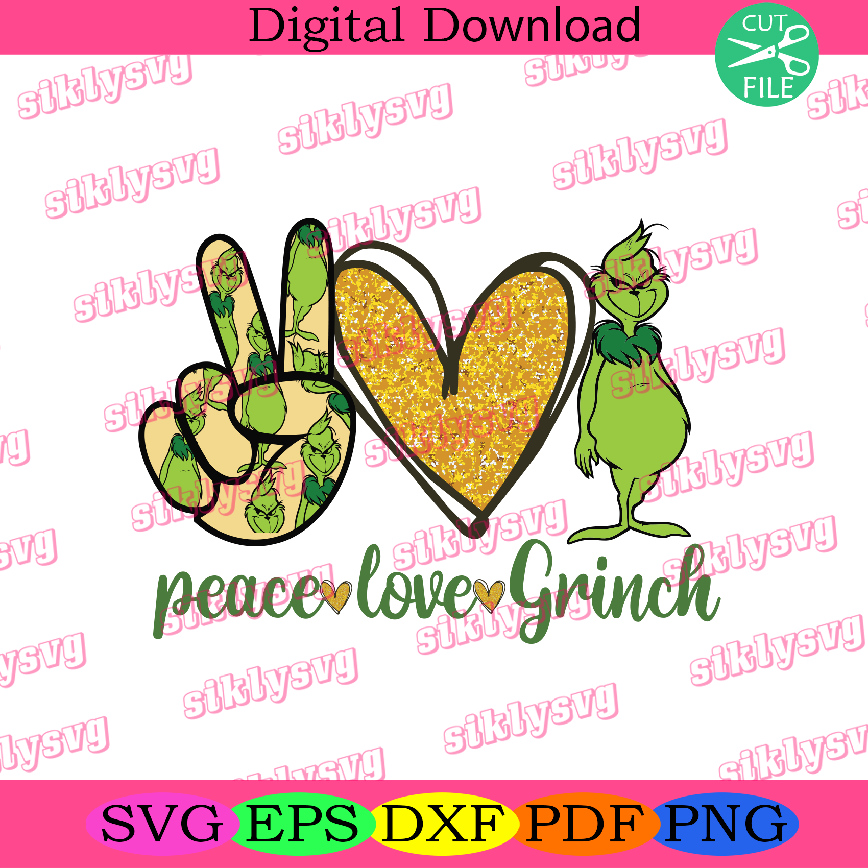 Free Free 309 Love Grinch Svg SVG PNG EPS DXF File