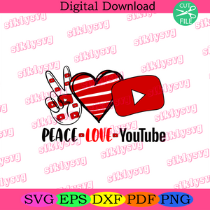 Download Peace Love Youtube Svg Trending Svg Peace Love Svg Youtube Svg You Silkysvg