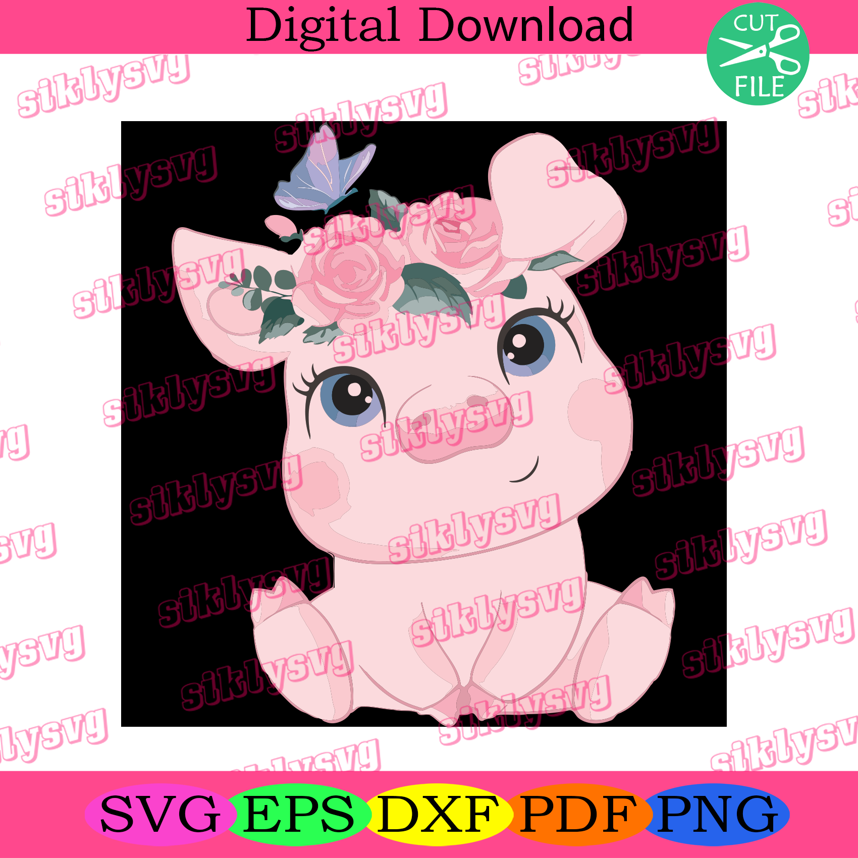 Free Free 275 Silhouette Flower Crown Svg SVG PNG EPS DXF File