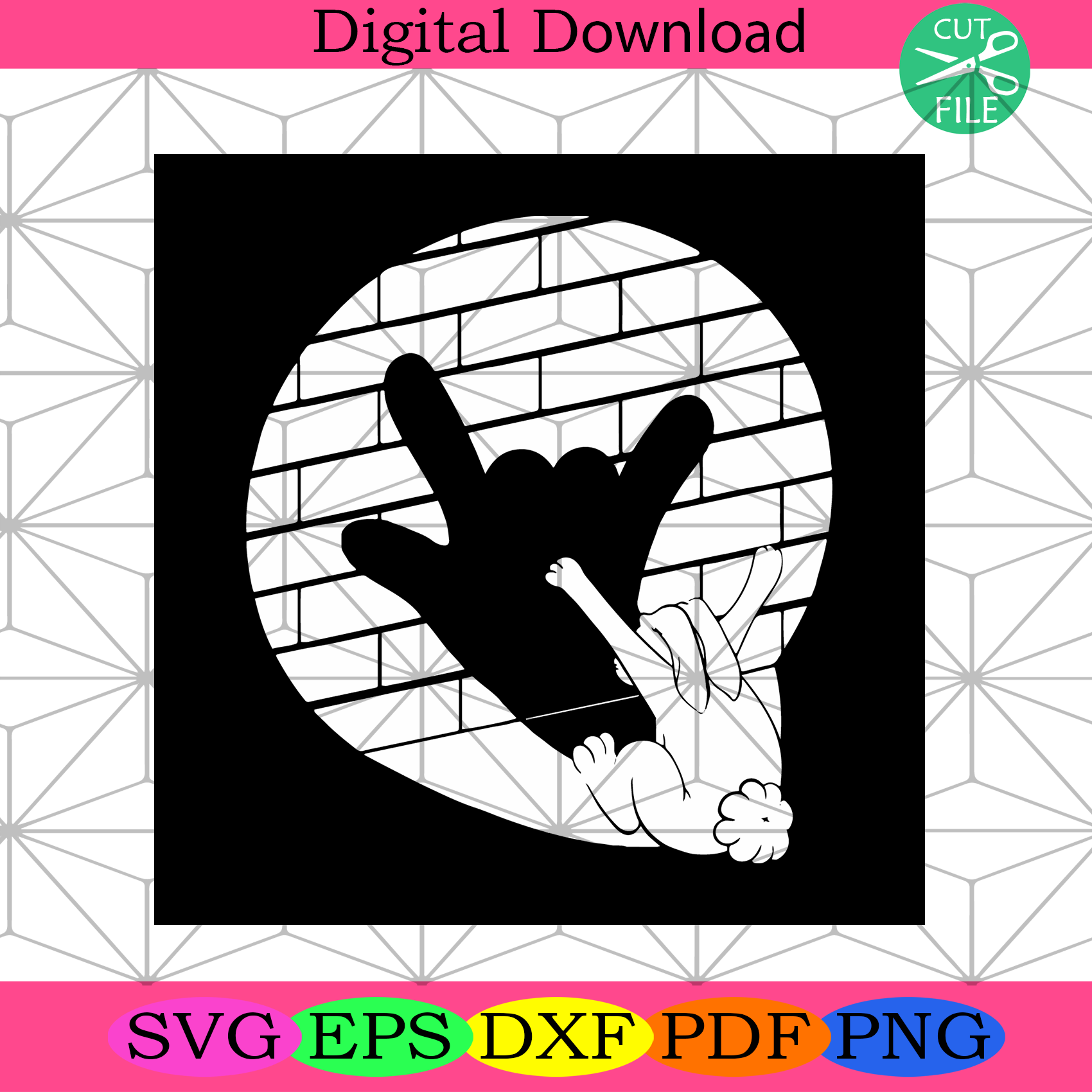 Rock N Roll Rabbit Svg Trending Svg Hand Shadows Rabbit Svg Rabbit Silkysvg