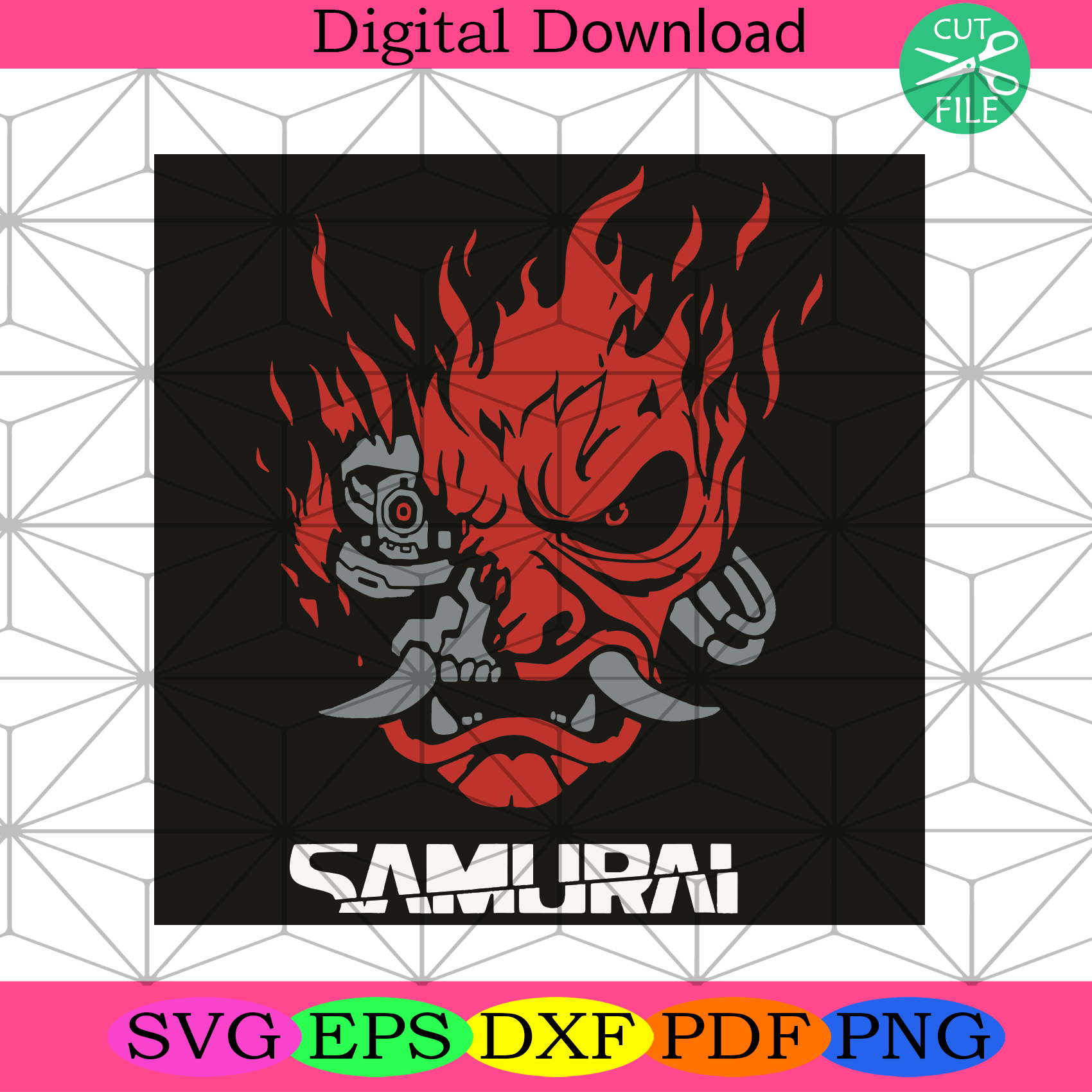 Samurai Svg Trending Svg, Japanese Samurai Svg, Katana Svg