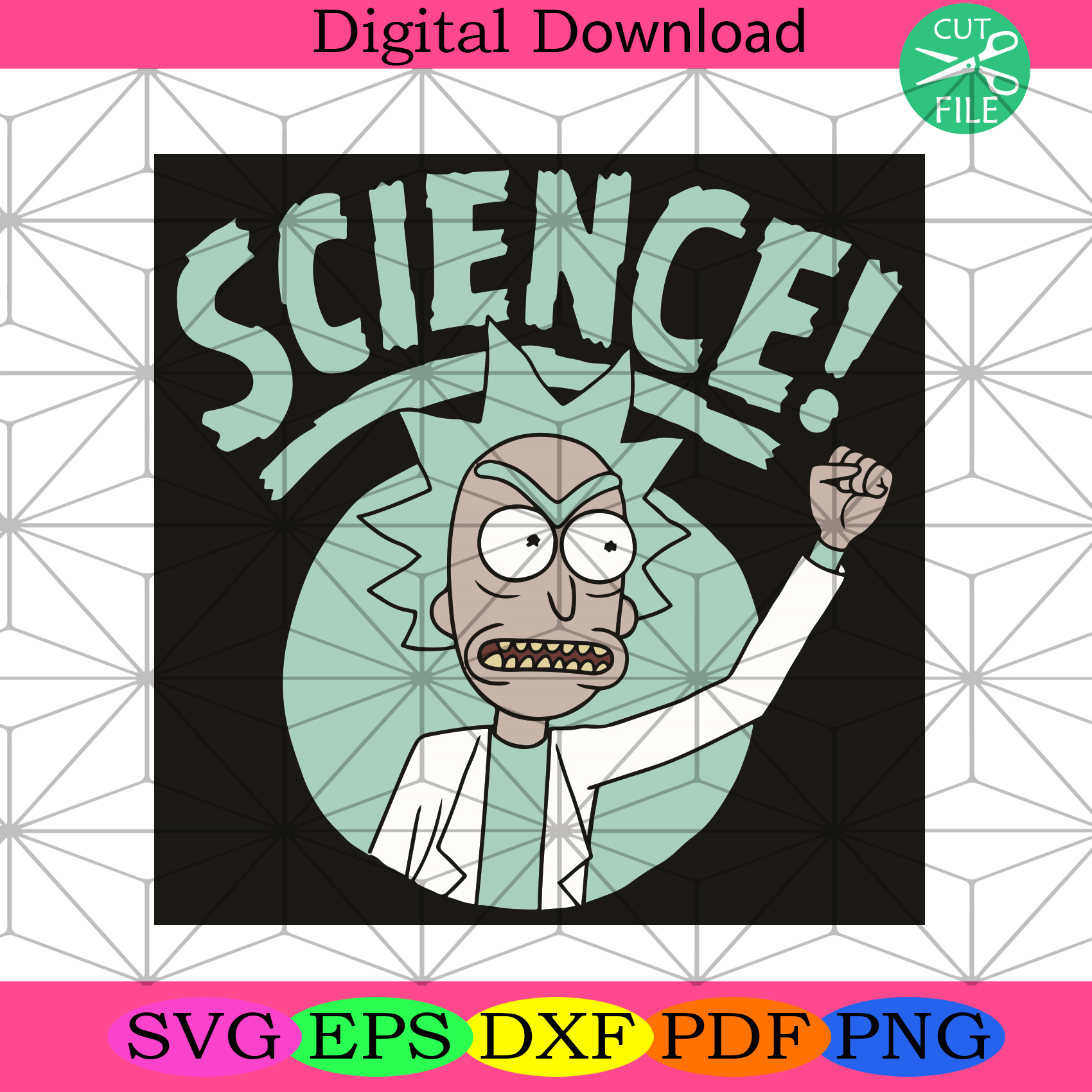 Science Svg Trending Svg, Rick Sanchez Svg